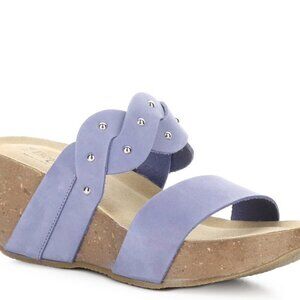BOS and Company LARINO Lilac NUBUCK Sandal, New in Box, too small for me 38/7